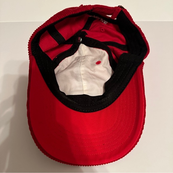 Supreme Unisex Corduroy 6-Panel Red Cap